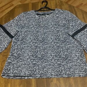 Karl Lagerfeld Monochrome Knit Top